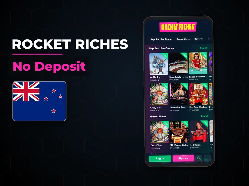 rocket riches - No Deposit