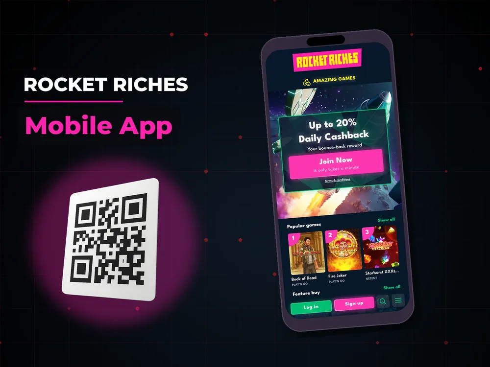 rocket riches - Mobile App