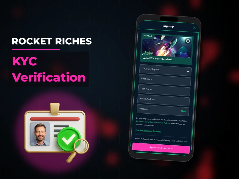 rocket riches - KYC Verification
