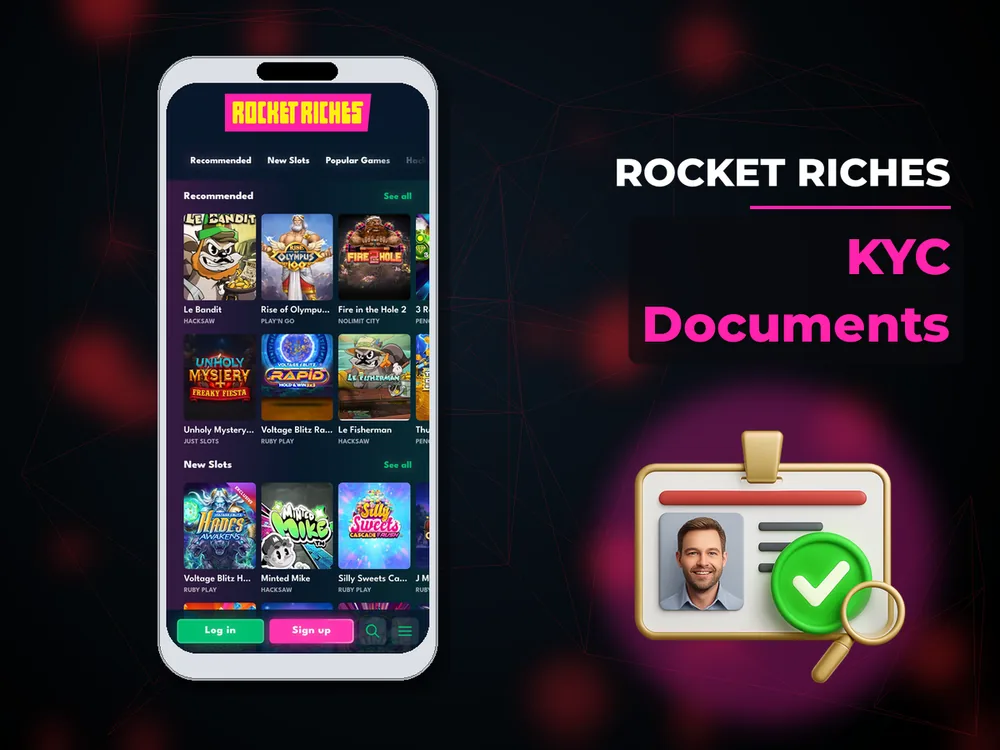 rocket riches - KYC Documents