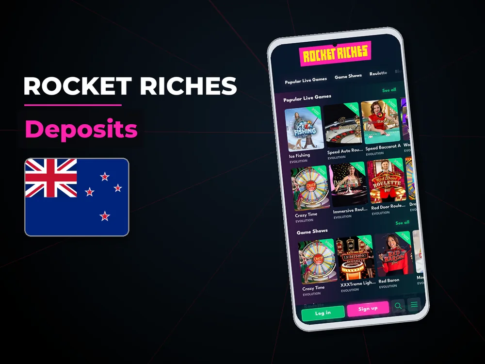 rocket riches - Deposits