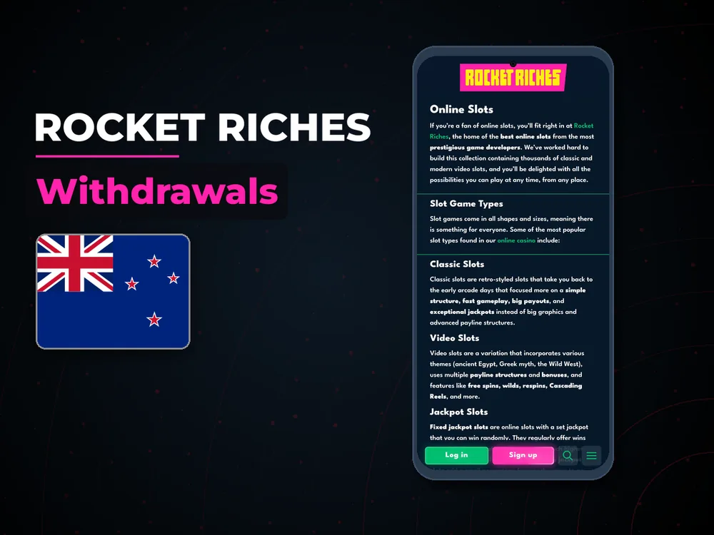 rocket riches - Withdrawals
