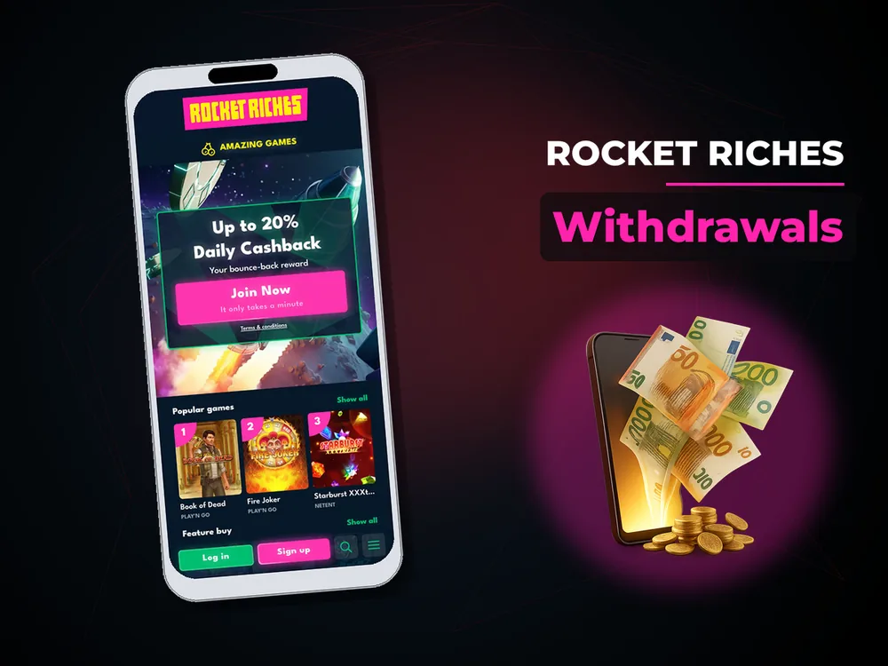 rocket riches - Withdrawals